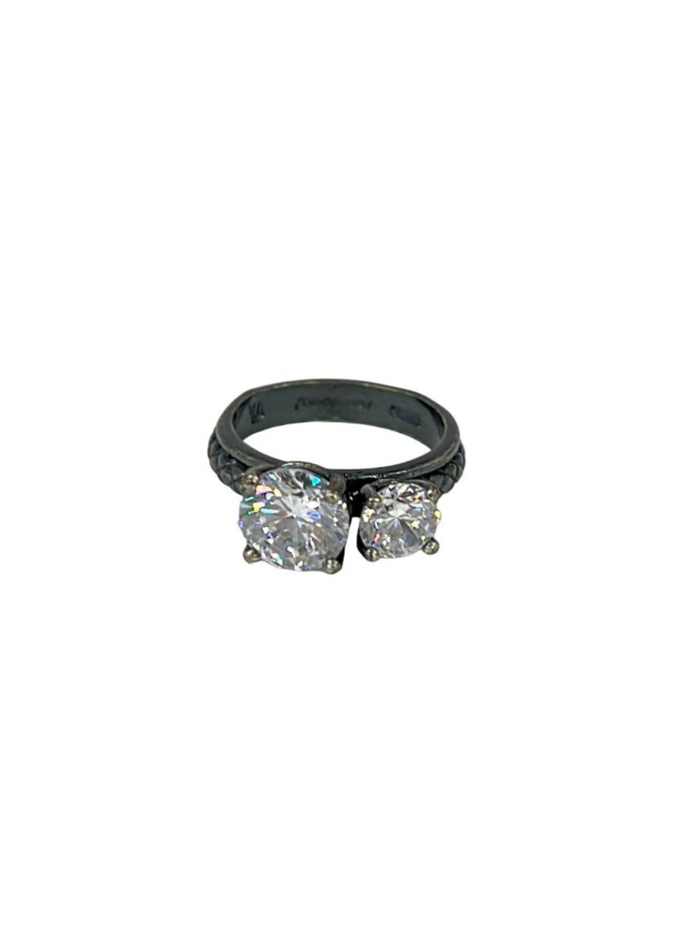 Bottega Veneta Ring Silver Clear